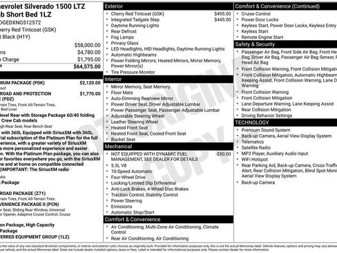 Used 2022 Chevrolet Silverado 1500 LTZ w/ LTZ Premium Package AWD/4WD image 2
