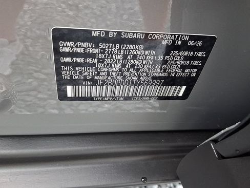 New 2026 Subaru Outback Limited AWD/4WD image 20