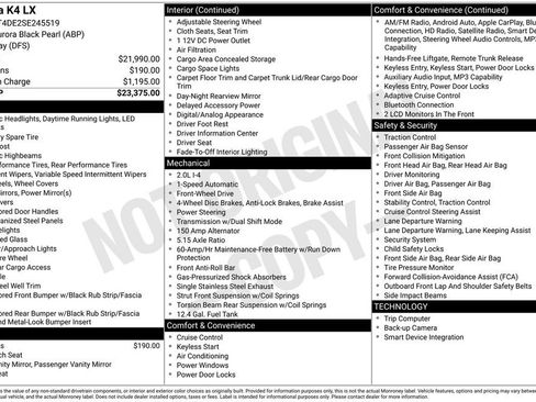 New 2025 Kia K4 LX image 6