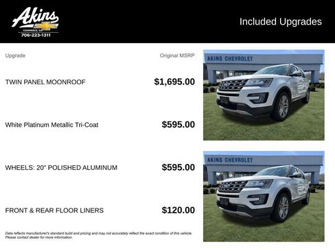 Used 2017 Ford Explorer Limited FWD image 3
