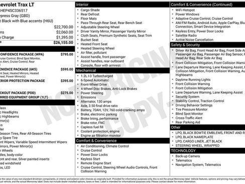 New 2025 Chevrolet Trax LT w/ Driver Confidence Package image 4