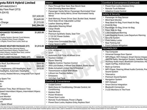 Used 2021 Toyota RAV4 Limited image 2