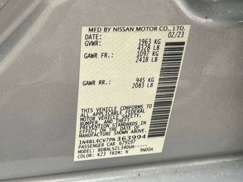 Used 2023 Nissan Altima 2.5 SR image 29