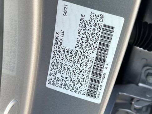 Used 2021 Honda Accord EX-L image 37