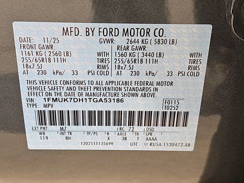 New 2026 Ford Explorer Active image 43