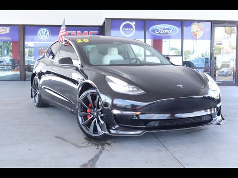 Used 2020 Tesla Model 3 Performance AWD/4WD image 1