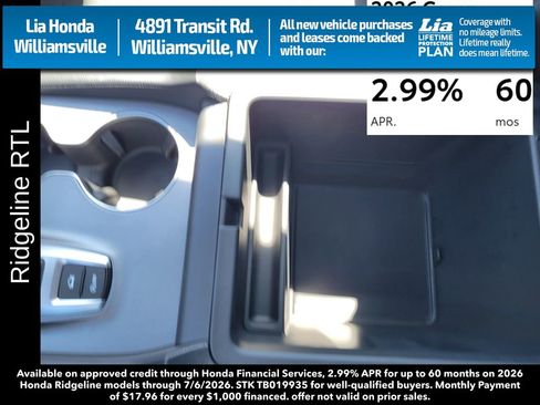 New 2026 Honda Ridgeline RTL image 27