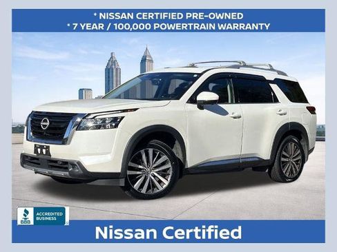 Certified 2022 Nissan Pathfinder Platinum w/ Cargo Package image 1
