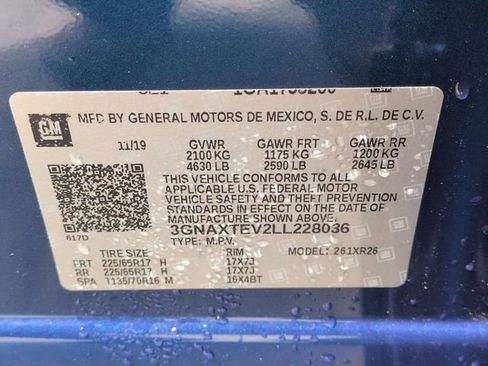 Used 2020 Chevrolet Equinox LT w/ Driver Convenience Package AWD/4WD image 35