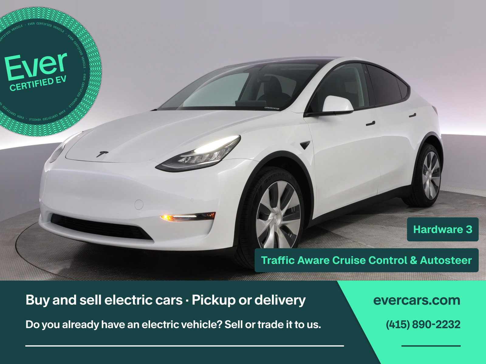 Used 2020 Tesla Model Y Long Range AWD/4WD image 1