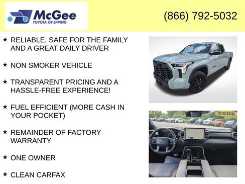 Used 2025 Toyota Tundra Limited w/ TRD Off-Road Package AWD/4WD image 4