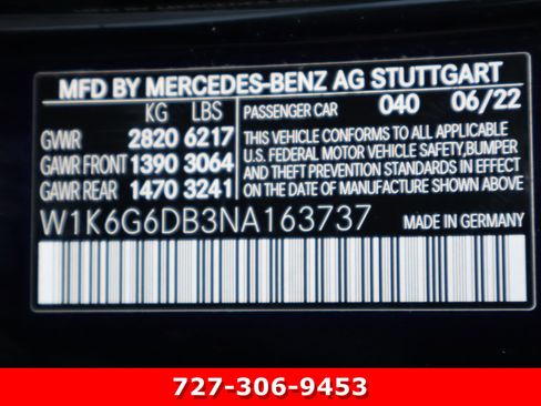 Certified 2022 Mercedes-Benz S 500 4MATIC image 28