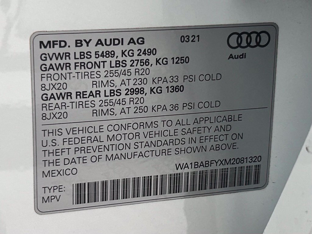 Used 2021 Audi Q5 2.0T Premium Plus w/ Premium Plus Package AWD/4WD image 21