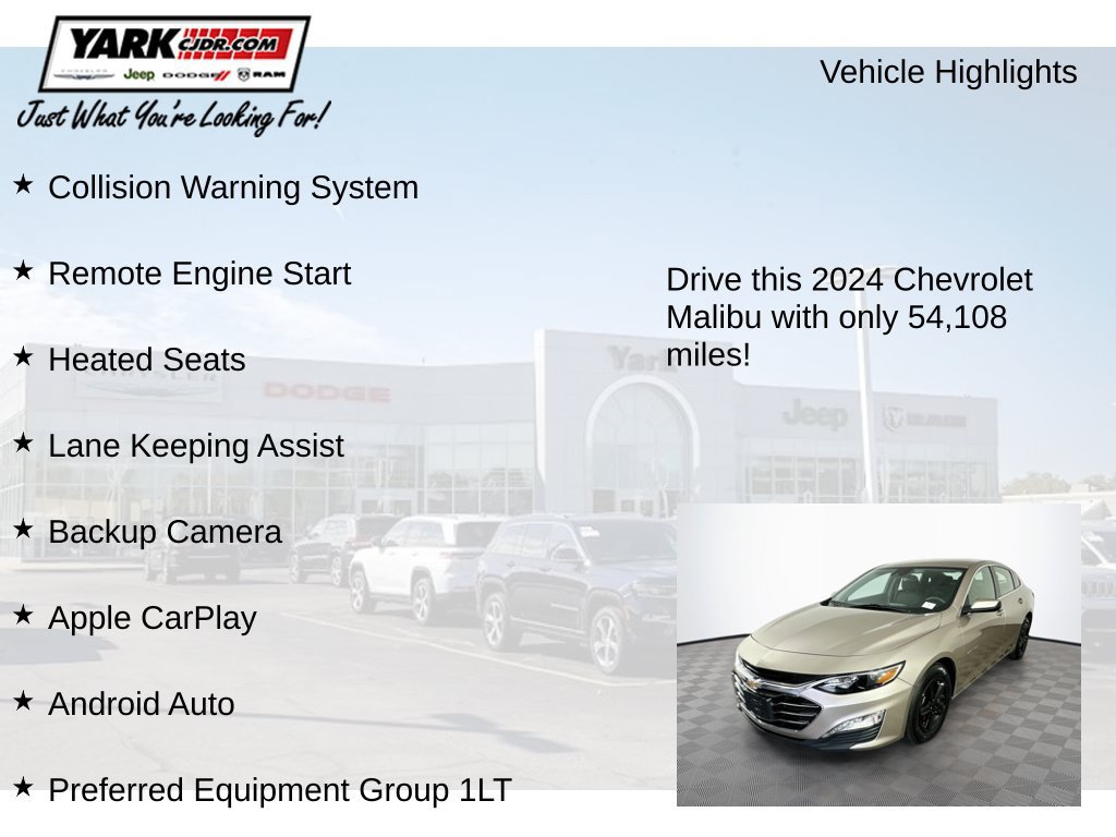 Used 2024 Chevrolet Malibu LT FWD image 7