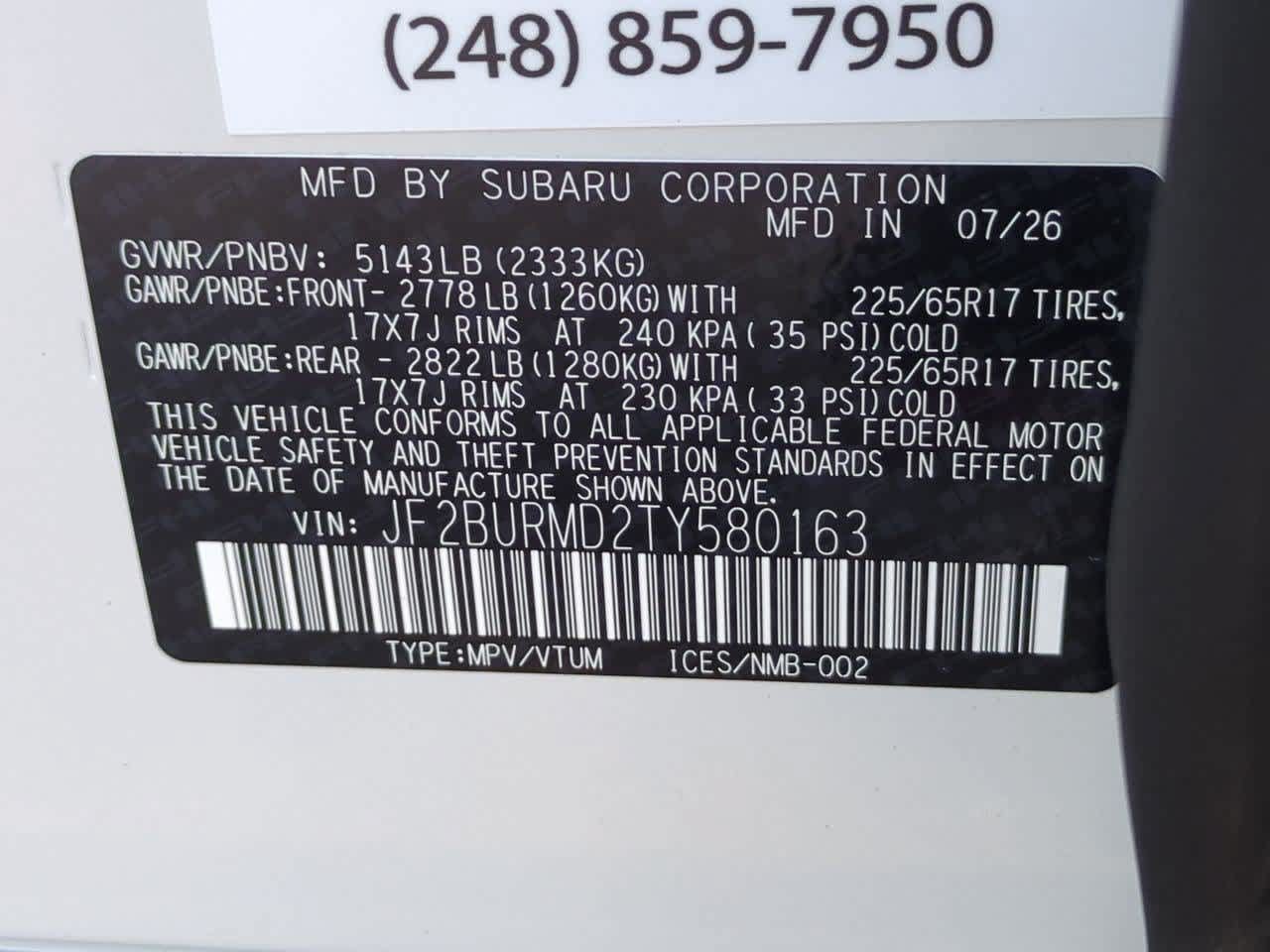 New 2026 Subaru Outback Wilderness AWD/4WD image 37