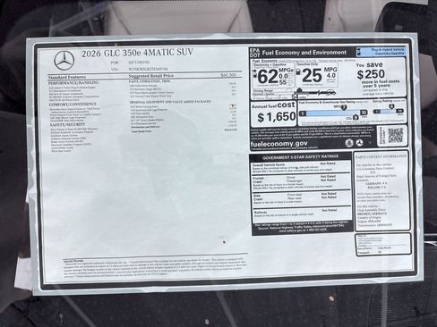 New 2026 Mercedes-Benz GLC 350e 4MATIC image 31