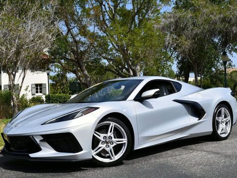 Used 2024 Chevrolet Corvette Stingray Coupe w/ Chrome Exterior Badge Package image 2