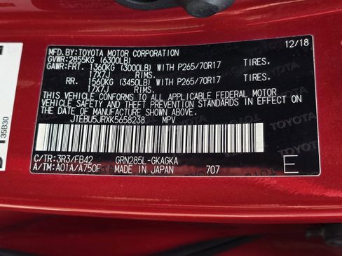 Used 2019 Toyota 4Runner SR5 image 31