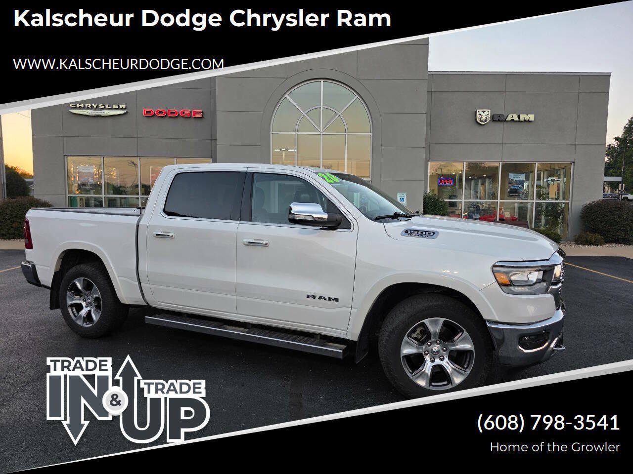 Used 2020 RAM 1500 Laramie AWD/4WD image 1