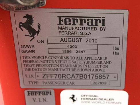 Used 2011 Ferrari 599 GTO RWD image 53