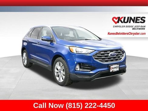 Used 2021 Ford Edge Titanium w/ Cargo Accessory Package AWD/4WD image 1
