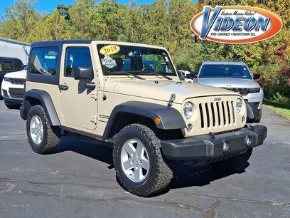 Certified 2018 Jeep Wrangler Sport