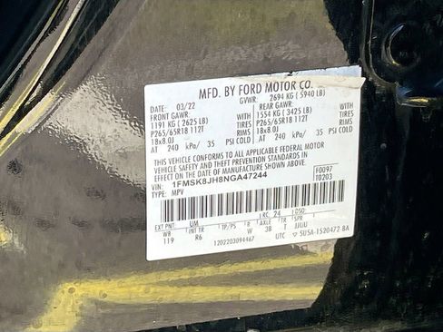 Used 2022 Ford Explorer Timberline AWD/4WD image 32