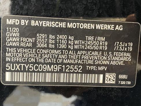 Used 2021 BMW X3 xDrive30i w/ Convenience Package AWD/4WD image 35