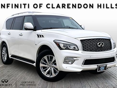 Certified 2016 INFINITI QX80 4WD w/ Driver's Assistance Package image 1