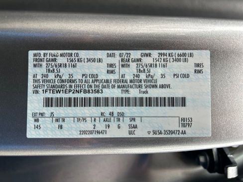 Used 2022 Ford F150 XLT w/ Equipment Group 302A High image 25