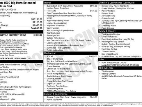 Used 2020 RAM 1500 Big Horn image 38