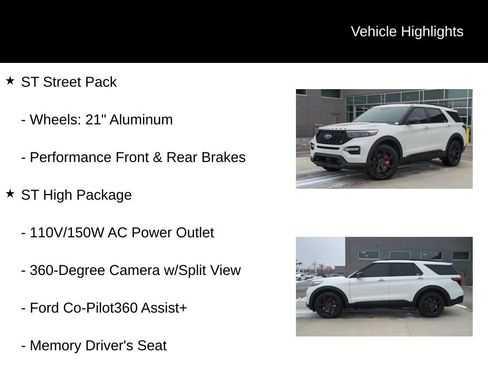 Certified 2023 Ford Explorer ST w/ Equipment Group 401A image 16
