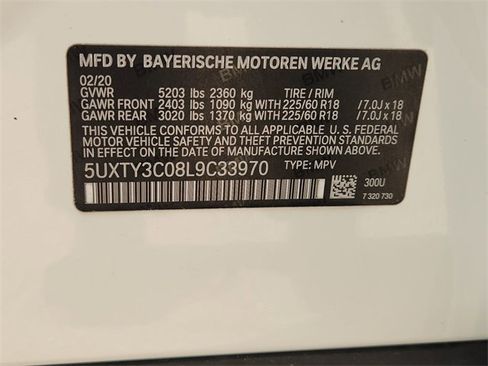 Used 2020 BMW X3 sDrive30i w/ Convenience Package image 34