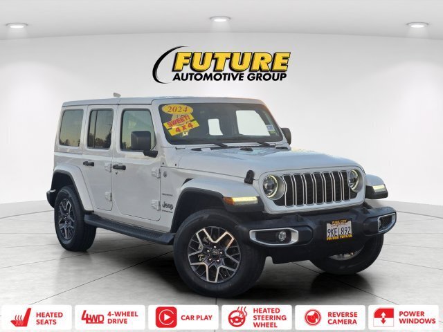 Used 2024 Jeep Wrangler Unlimited Sahara w/ Technology Group AWD/4WD image 1