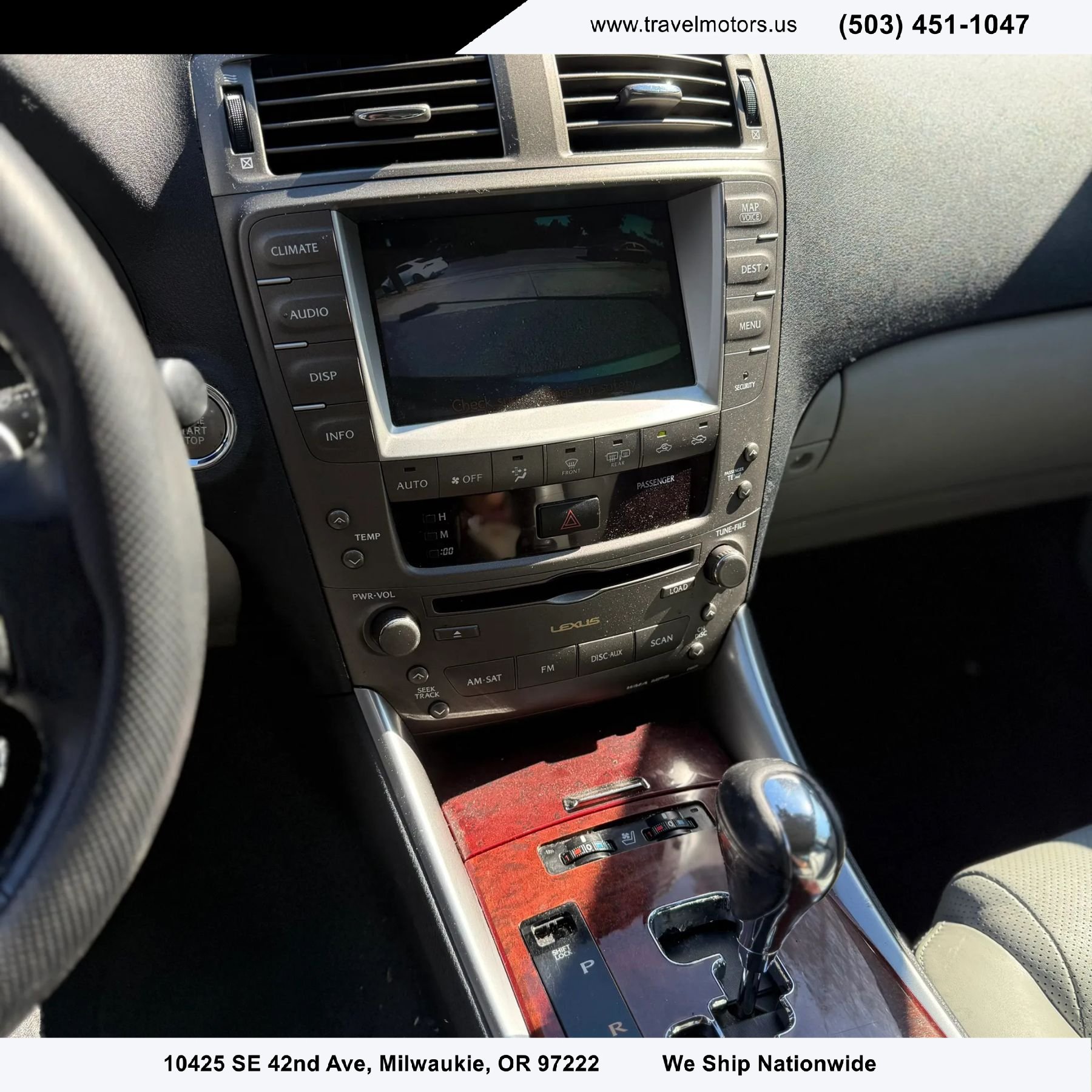 Used 2007 Lexus IS 250 AWD w/ Luxury Plus Pkg image 10