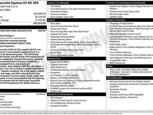 Used 2025 Chevrolet Equinox EV RS FWD image 5