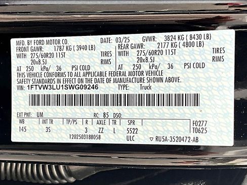 New 2025 Ford F150 Lightning Flash AWD/4WD image 13
