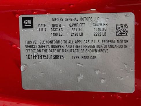 Used 2018 Chevrolet Camaro SS RWD image 31