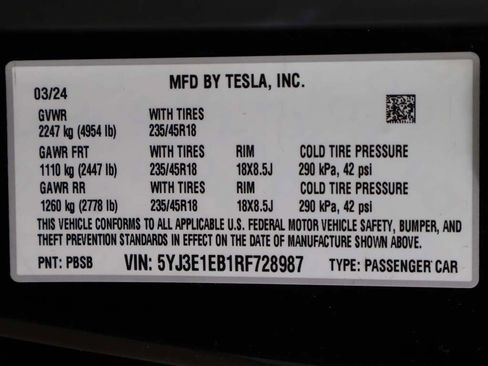 Used 2024 Tesla Model 3 Long Range image 53