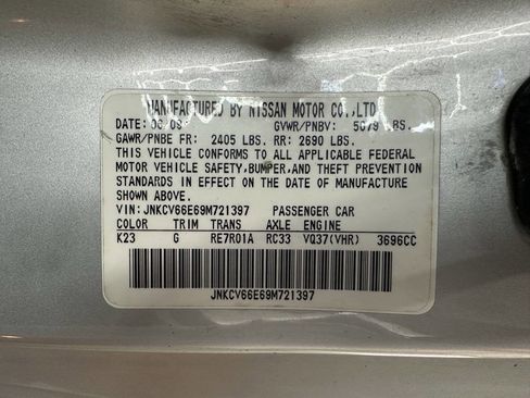 Used 2009 INFINITI G37 Sport w/ Premium Pkg image 29