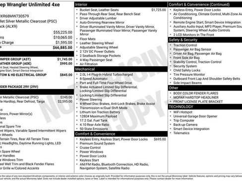 Used 2021 Jeep Wrangler Unlimited Rubicon 4xe w/ Steel Bumper Group image 3