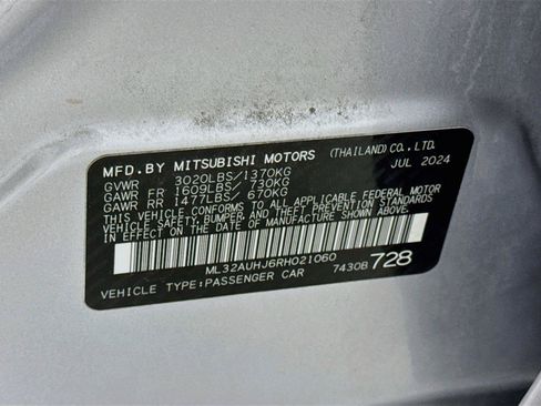 Used 2024 Mitsubishi Mirage ES FWD image 28