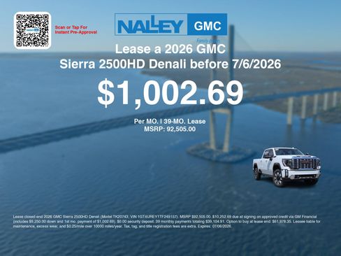 New 2026 GMC Sierra 2500 Denali w/ Denali Reserve Package AWD/4WD image 3