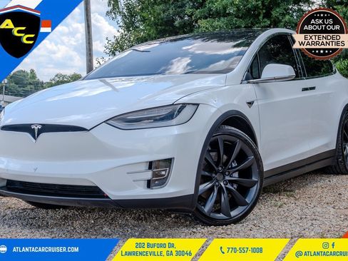 Used 2020 Tesla Model X Long Range AWD/4WD image 1