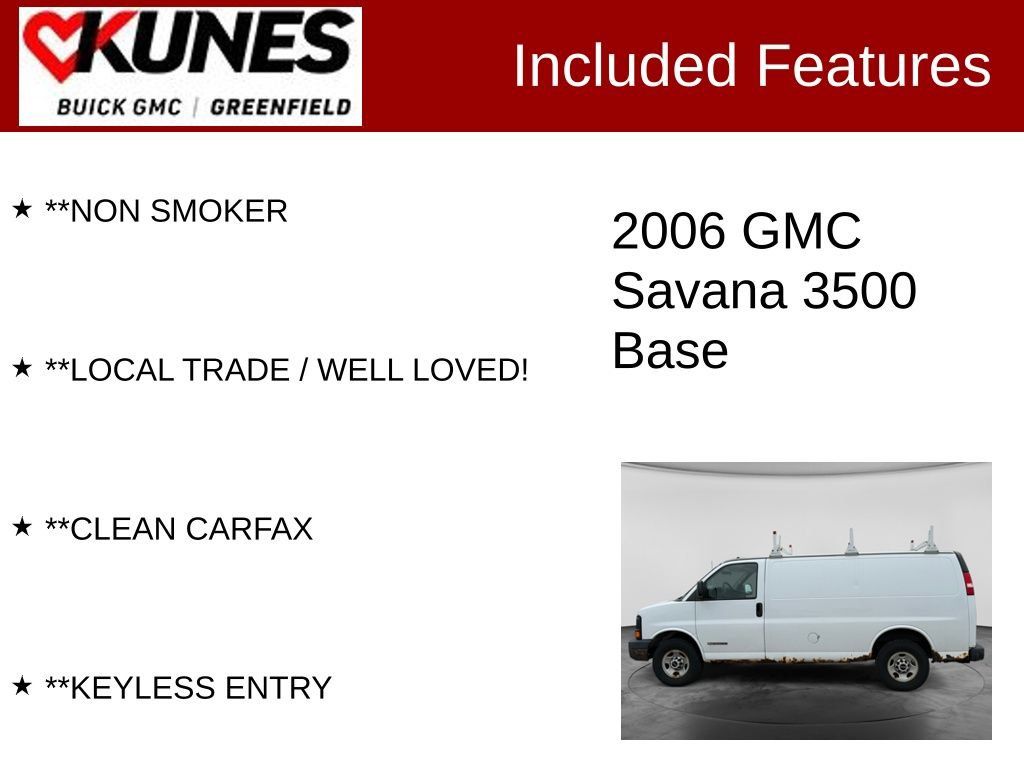 Used 2006 GMC Savana 3500 RWD image 2