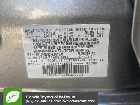 Used 2023 Nissan Versa SV image 20