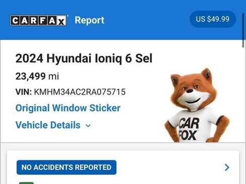 Used 2024 Hyundai Ioniq 6 SEL AWD/4WD image 5