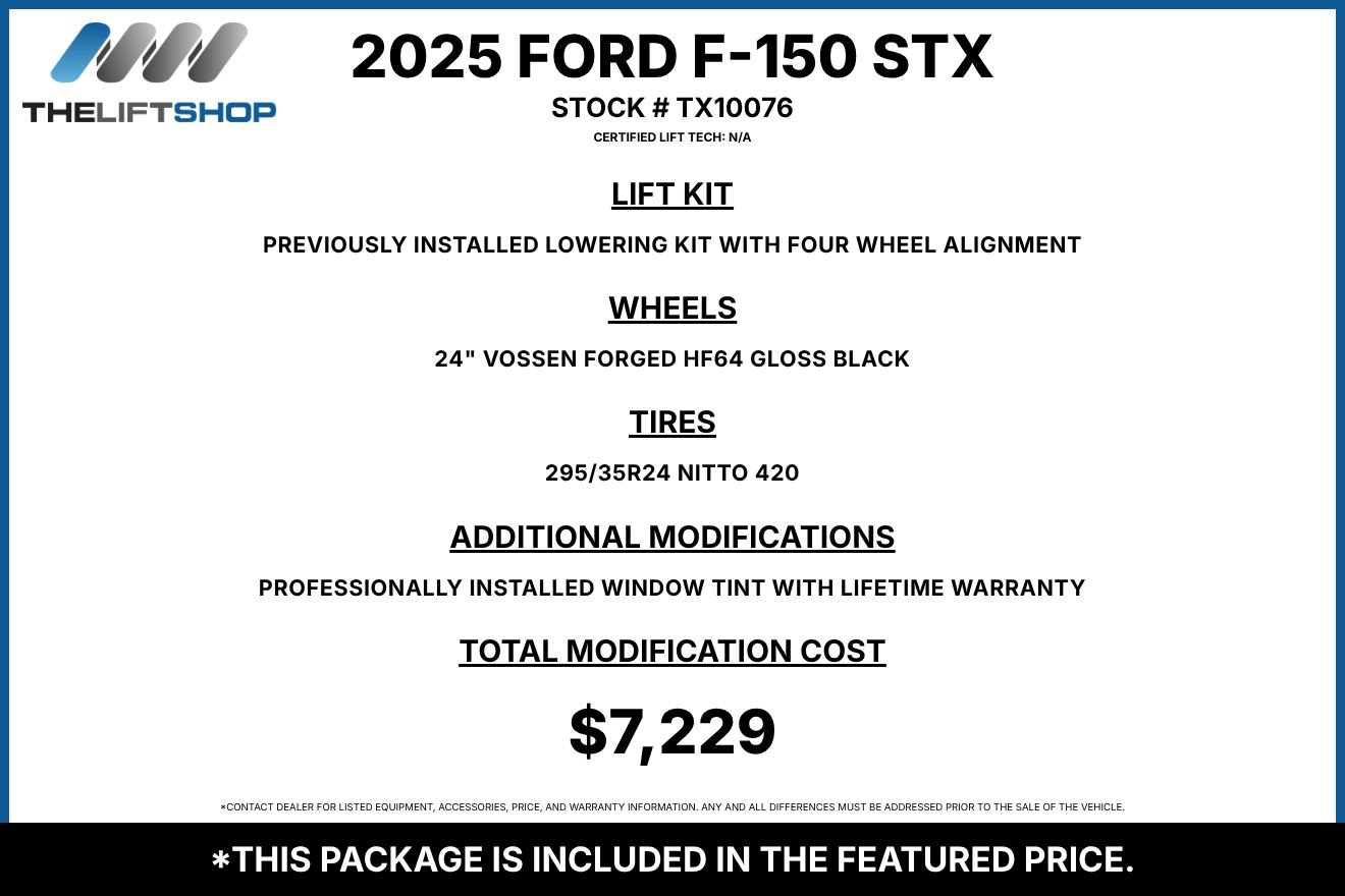 Used 2025 Ford F150 STX w/ LOBO Package AWD/4WD image 2