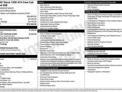 Used 2025 GMC Sierra 1500 AT4 w/ Technology Package AWD/4WD image 9