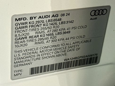 Used 2025 Audi Q6 e-tron Premium Plus w/ Premium Plus image 29